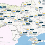 Карта погоди України та вплив на дорожні умови